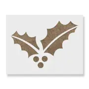 Christmas Mistletoe Stencil - Reusable Mylar Stencils for Painting