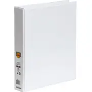 Marbig Clear View Insert Ring Binder Folder 2D 38mm A4 White Box 12