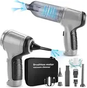 Coyoohouse Wireless Handheld Car Vacuum Cleaner, 15000PA Strong Suction Handheld Vacuum Cordless 3 in 1 Keyboard Vacuum Cleaner, Cordless Portable Mini Vacuum for Car, Home, Office, Cleaning