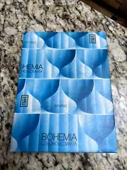 Set Of 6 Bohemia Czechoslovakia Fine Crystal Wine Or Shot Glasses 24% PbO + Box