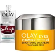 Olay Vitamin C + Peptide 24 Eye Cream, Fragrance-Free, 0.5 oz Face Moisturizer