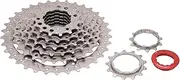 8 Speed Mountain Cycle Cassette, Steel Freewheel with Hollow, Antirust Multi Layer Plating for Hybrid Cycles