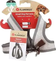 Flamingo Step&Go Nelson Dog Harness, Grey, S, 35 cm, 40 cm