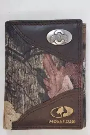 ZEP PRO Ohio State Buckeyes MOSSY OAK Camo Trifold Wallet TIN Gift BOX