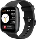 Smart Watch with Alexa Built-in Answer/Make Calls Fitness H.Rate Monitor - Black