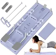 Pilates Reformer Board - Multifunctional Pilates Exercise Sliding Reformer,Sliding Abdominal Training Equipment, Foldable Ab Trainer Machine For Women Men