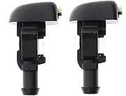 2 Pack Car Windshield Washer Wiper Water Jet Spray Nozzle Windscreen Washer Jets，for Nissan for Titan 2004 2005-2015