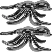 [LIFKOME] 1 Pair Retro Spider Ear Clips Flat Back Earrings for Halloween Costumes Jewelry Non Piercing Ear Hook for Girls Party