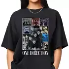 Vintage One Direction Concert T-shirt, Music Country Tee Gift for Fans Oversized
