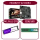 【GIGABYTE 技嘉】組合套餐(技嘉 H610M H V2 DDR4+美光DDR4 3200/16G+Solidigm P41 PLUS 2T SSD)