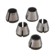 Trimmer Collet Chucks Router Bit Engraving Trimming Machine 1/4(6.35mm),2/5pcs