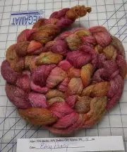 Merino Wool Stellina Combed Top Roving Spinning Knitting Felting Glitz Easy Peas