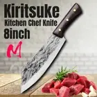 Kiritsuke Chef Knife Hand Forged Meat Cleaver sushi Knife Butcher Kitchen Knife
