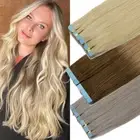 CLEARANCE Tape In Hair Extensions Skin Weft Remy Human Hair Premium THICK 150G