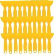 CLISPEED 25pcs Scraper Tool Tint for Windows Window Tint Film Tint Film Window Small Putty Knife Scrapper Film Tool Window Tint Blade Scrapers Thin Yellow