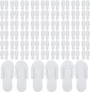 90 Pairs Disposable Pedicure Slippers Foam Disposable Flip Flops Kit Spa Pedicure Sandals for Guests Women Men Girls Foot Nail Salon Party Supplies Wedding Shower Favors