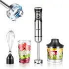 COMFEE' Immersion Hand Blender, Brushed Stainless Steel, Multipurpose Stick B...