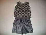 Boys Wonder Kids 2 Piece shorts Set. (Skulls, Guitars, Etc). New 24M, 2T & 3T