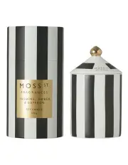 [Moss St. Fragrances] Jasmine, Amber & Saffron - Large Soy Candle 360g