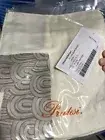Pratesi Italy NWT 2pc Euro Shams Puzzle Tinto 100% Cotton Cream/Beige