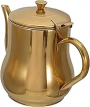 Ciieeo Portable Oil Container Sturdy Stainless Steel Oil Strainer Multi-Purpose Seasoning Strainer Jug