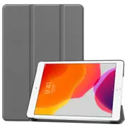 MCC iPad 10.2" 2020 8th Gen Smart Leather Apple Case Cover iPad8 Skin [Grey]