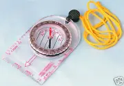 Compass w/ Lanyard Clear Acrylic Baseplate 4 Boy Scout