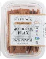 Firehook Mediterranean Baked Crackers Multi-Grain 5.5 oz