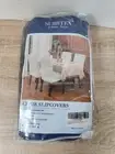 Subrtex Home Decor Chair Slipcovers Stretch Armless Accent Cover Protector Gray