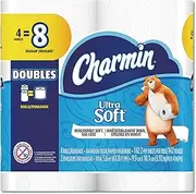 Toilet Paper 2 Ply, 142 Sheets Charmin Ultra Soft Bathroom Tissue (4)