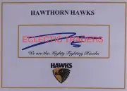 James Worpel SIGNED Hawthorn Hawks Card. AFL Football! Watson Sicily Ginnivan