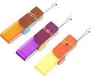 BELLIFFY 3Pcs Seam Ripper Ergonomic Stitch Unpicker Tool for Effortless Thread Removal Durable Sewing Seam Rippers for Crafting and Embroidery