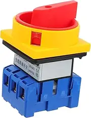 OKUMEYR Rotary Circuit Breaker Plastic Construction Off Switch Square Plate Screws for