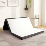 Tri-Fold Memory Foam Mattress - 3 Inch Foldable Mattress with Washable Cover,...