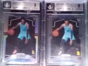 2019-20 Panini Prism Ja Morant SILVER Prism + BASE BGS 9 MINT Rc#249 Lot