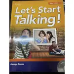 LET’S START TALKING NEW ED. WITH AUDIO 無CD (二手英文書籍)