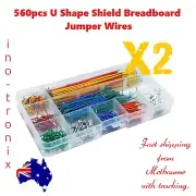 560pcs U Shape Shield Breadboard Jumper Wires - 2pcs.