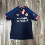 UMBRO PSV EINDHOVEN 2018-19 THIRD JERSEY BLUE RED COLOR MENS MEDIUM ONLY