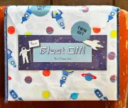 3-pc Blast Off! SPACE SHIP ASTRONAUT SPACE PLANETS TWIN Size Sheet Set