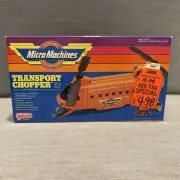 1989 Galoob MICRO MACHINES TRANSPORT CHOPPER - PLAYSET