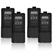 1/2/4 Pack BAOFENG 3800mAh Extended Li-Ion Battery Replacement for UV-5R Radio