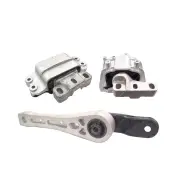 Full Engine Mount Kit for VW Jetta 1K 77 TDI 1.6L 4Cyl CAYC 09-11 5 Spd Man