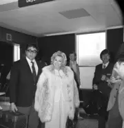 Actress Zsa Zsa Gabor with her seventh husband Michael O'Hara, - 1980 Old Photo
