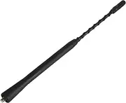 Universal Car Auto Roof Mast Stereo Radio FM AM Amplified Booster Antenna Dual Options High Performance Easy Installation Car Decoration (9 Inch)