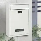 Wall Mounted Mailbox Newspaper Box with Lock Storage with Combination Lock
