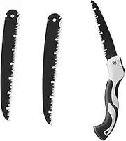 KCTOAMZ Folding Saw,Pruning Hand Saw with Wood,Metal and PVC Blade,Hand Folding Saw Camping Wood Tree Saw,11 Inch Folding Saw,For Garden,Camping or Other Outdoor Activities