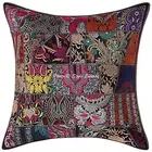 Decorative Vintage Decor Patchwork Pillowcover Sofa Cushion Cover 60 x 60 cm