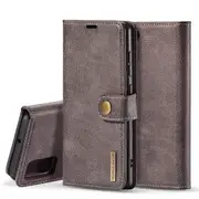 DG.Ming Samsung Galaxy A71 4G Detachable Wallet Folio Case Cover A715 [Grey]