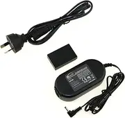 Glorich ACK-E12 AC Power Adapter DR-E12 DC Coupler LP-E12 LPE12 Dummy Battery Kit for Canon EOS M200, M100, M50 Mark II, M50, M10, M2, M, Kiss M, Kiss M2 Mirrorless Digital Cameras.