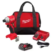 MILWAUKEE M18 18-Volt Lithium-Ion Compact Brushless Cordless 1/4 In. Impact Driv